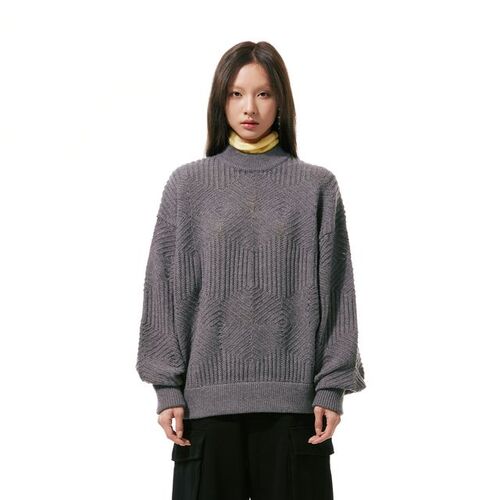 FUNKYFUN 패턴 오버핏 스웨터 (2 컬러)