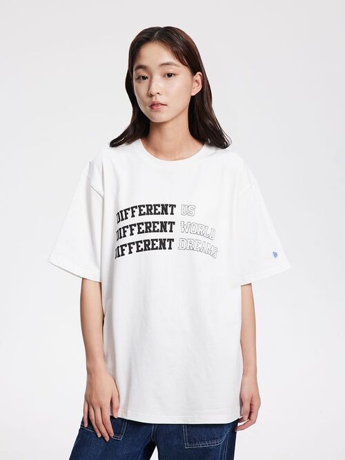 BENT IDEA 아치 레터링 티셔츠 (2 컬러)