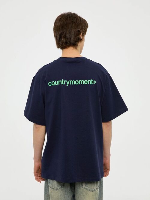 COUNTRYMOMENT 포켓 로고 티셔츠 (2 컬러)