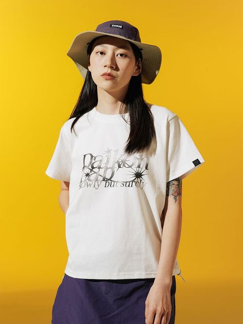 DAIKON 로고 스트링 셔링 티셔츠 (2 컬러)